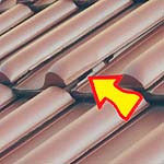 Mangelnde Ebenheit der Dachkonstruktion=Schieflage der Dacheindeckung